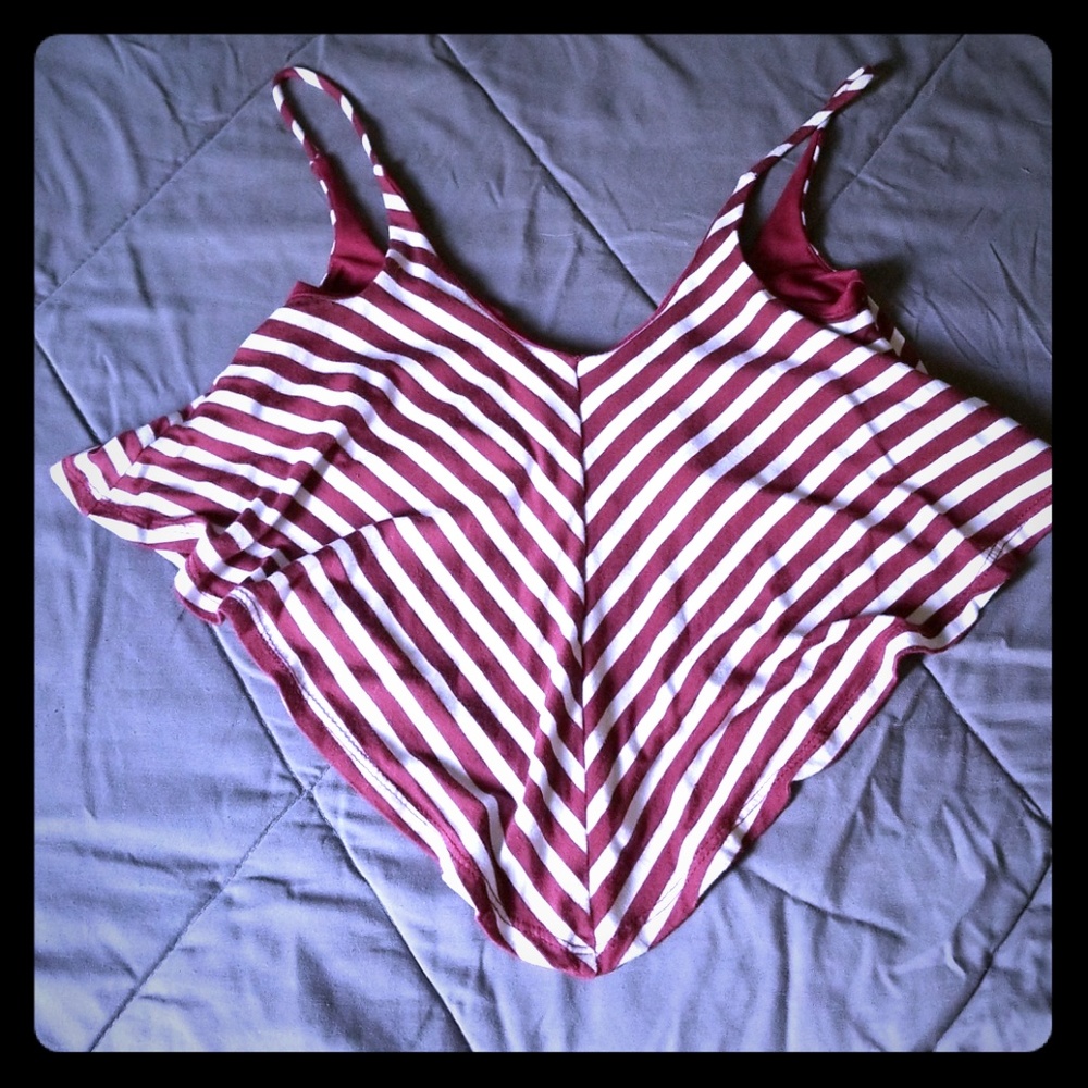 💟❤ unique crop top
